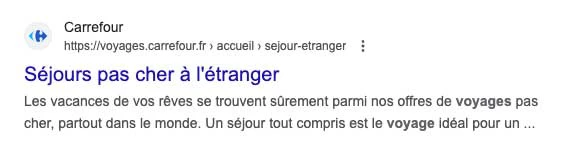 les balises meta title et meta description doivent être optimisées pour le référencement naturel 